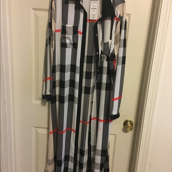 Beautiful Red /Beige /White /Black Kimono Dress - Picture 2 of 6